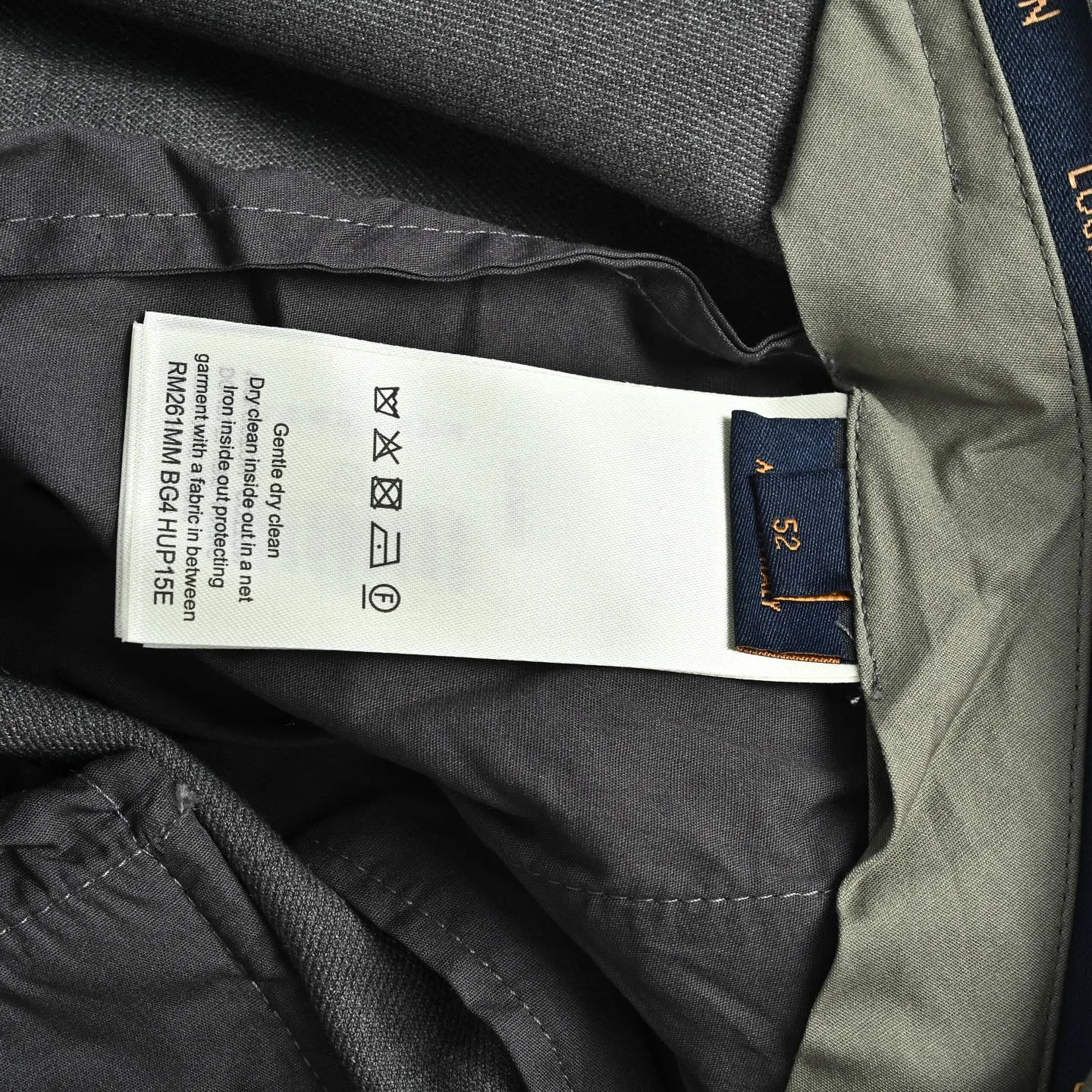 Louis Vuitton Chain Wool Trousers
